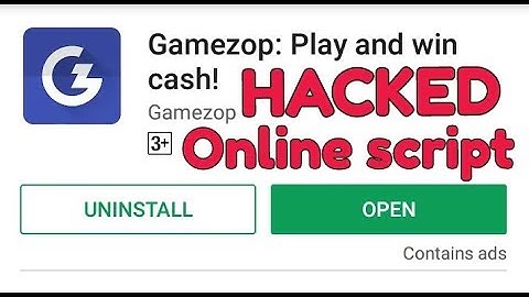 Gamezop app hacked,,Unlimited refer Online Script,,Online Refer Scrip,,get unlimited paytm cash free