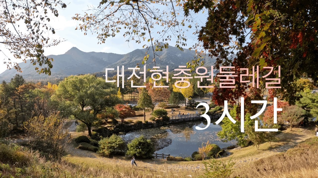 대전 인근 산책하기 좋은 곳, 대전현충원둘레길 - YouTube