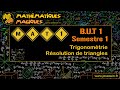 BUT1 - Semestre 1 - MAT1 - Trigonométrie et résolution de triangles