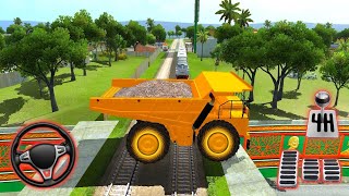 🚄 Train 🆚 Dump Truck 🚛 | Epic Crash Test | Bus Simulator Indonesia 2025 | BUSSID Mod Gameplay #india screenshot 1
