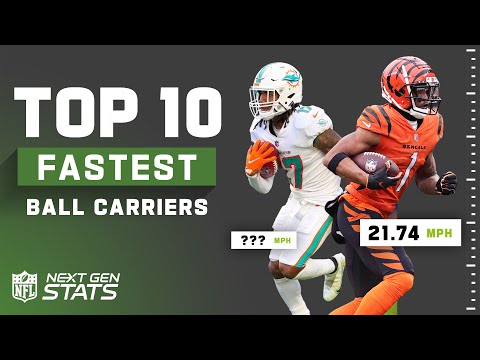 Top 10 Fastest Ball Carriers of NFL 2021 Season | Next Gen Stats