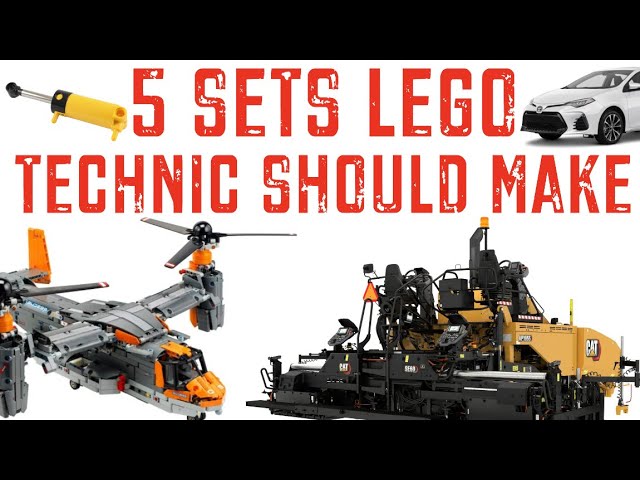 5 Sets LEGO Technic MUST make - YouTube
