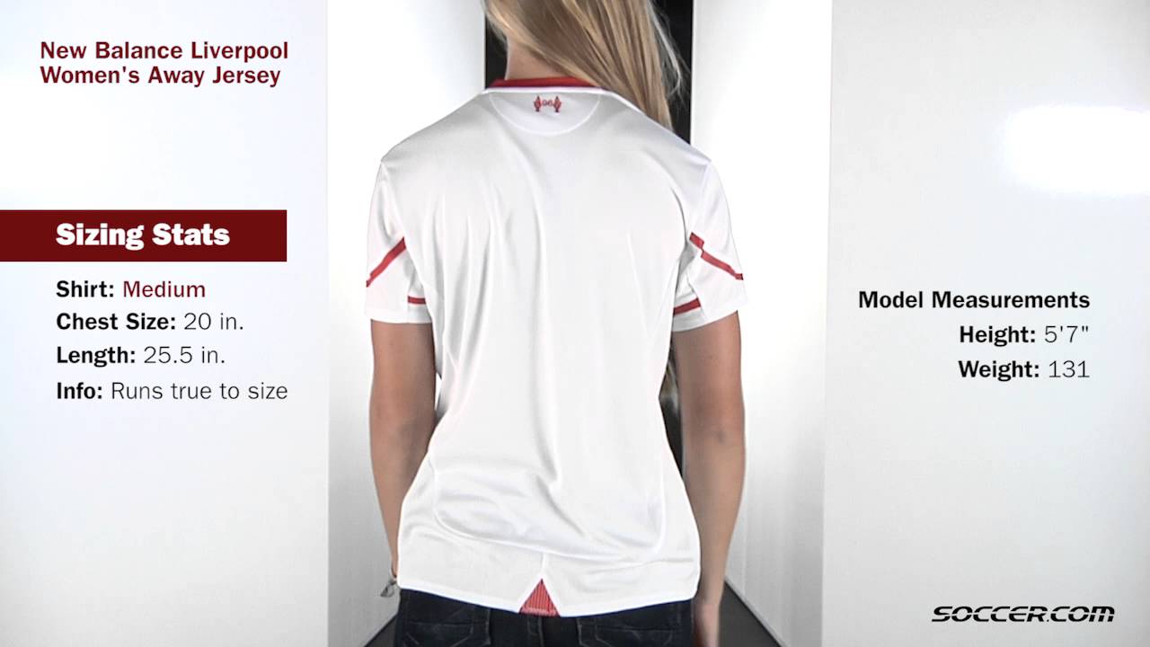 new balance liverpool jersey sizing