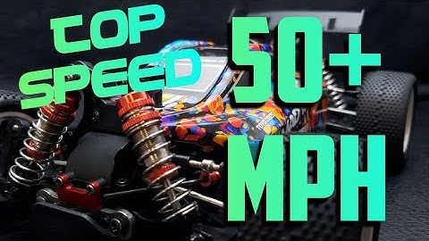 fast 1/18 rc buggy 2s & 3s speed test