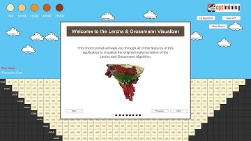 Lerchs and Grossmann Algorithm Visualizer