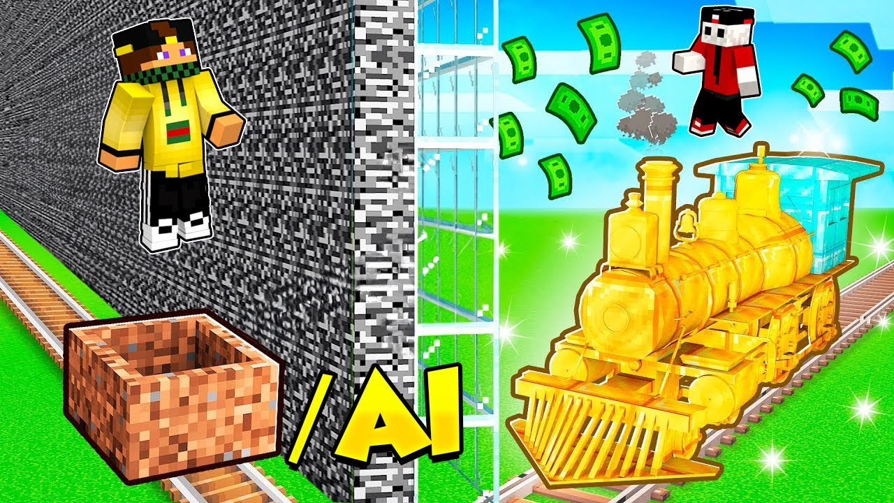 HO IMBROGLIATO CON //AI LOCO nella GARA DI COSTRUZIONE - MINECRAFT