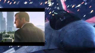 GTA 5 Jet Screenshot has the Guy from the Trailer