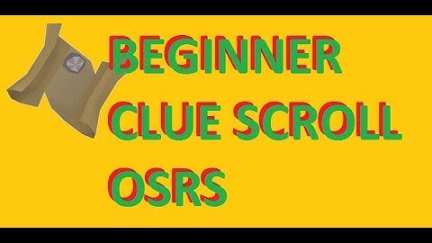 Anagram : Rain Cove - Osrs Clue scroll guide