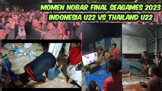 momen nobar saat final seagames Cambodia, Indonesia u22 vs Thailand u22‼️