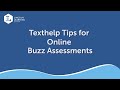Text Help Tools in Assessments