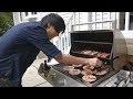 Jun decorates for 4th of July + tries an American grill!