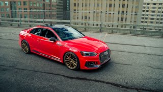 Audi RS5 lowered on ABT HAS with VisionForged wheels. [4K]