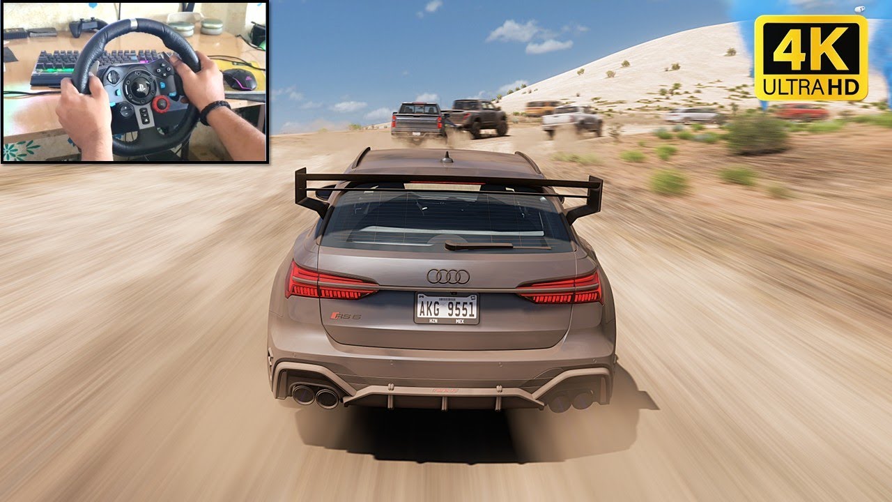 Forza Horizon 5: Audi RS 6 Avant vs Supercars Offroad Race | Logitech G29