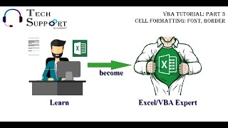 VBA tutorial for beginners: Part 3 (Font, With Block and cell formatting in excel VBA)
