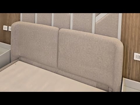 تنجيد ظهر سرير بظريقه سهله مع المتميز للديكور