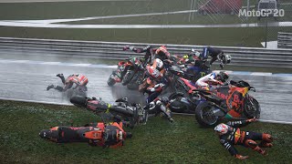 MotoGP 20 - Big Crashes #8 (Ps4 HD)
