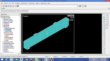 RC beam with ANSYS 15.0 part 1-2