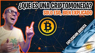 ¿QUE ES UNA CRIPTOMONEDA? 🤔 Explicación MUY SENCILLA