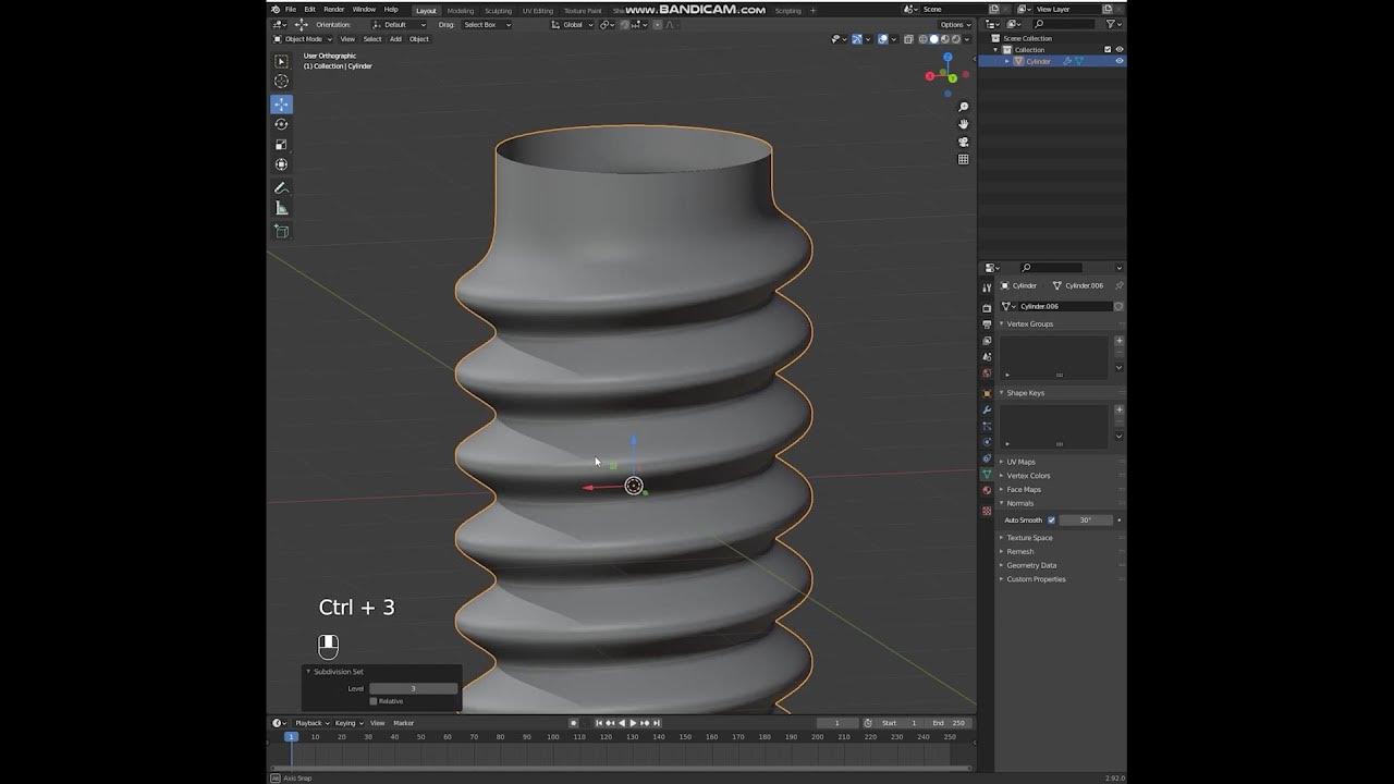 Быстрое создание резьбы в Blender screw modeling YouTube