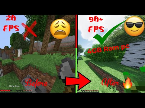 Minecraft java on 4gb ram pc/Laptop || Best no lag Shader in Minecraft ...