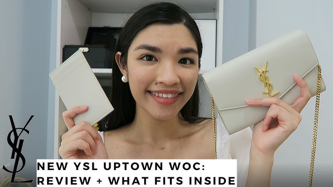 YSL UPTOWN POUCH REVIEW: what fits inside + different ways to wear