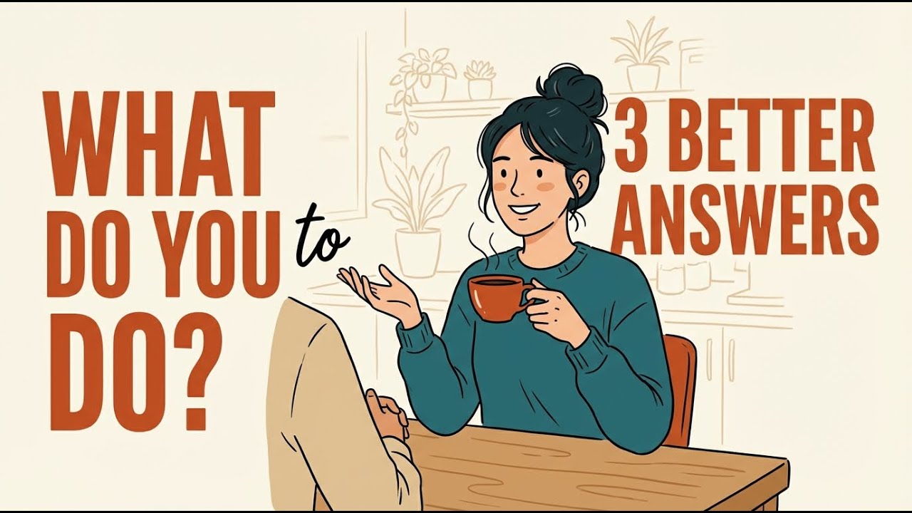 3 Ways to Answer 'What Do You Do?' Without Being Boring