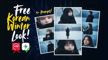 Create Viral Korean Winter Photos for FREE using 5+ Prompts | No Meitu Needed!