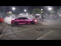 Hellcat charger owner shows off their swinging skills in front of hundreds at a local car meet