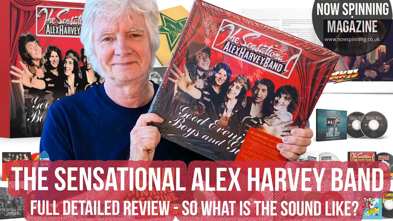 Sensational Alex Harvey Band:  Live Box Set Unboxing & First Look