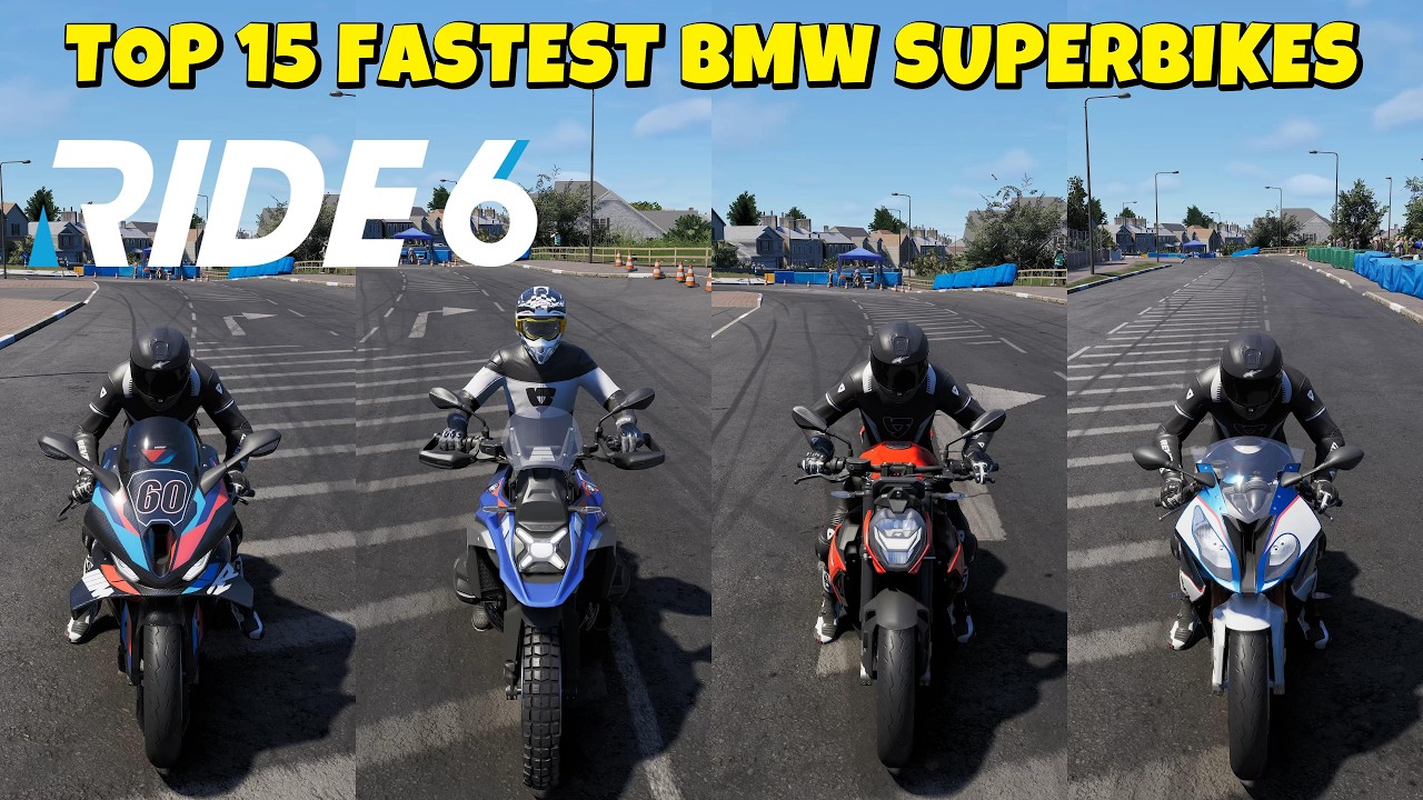 RIDE 6 FASTEST BMW BIKES TOP SPEED BATTLE! 🔥 M1000RR vs S1000RR vs NAKED SUPERBIKES