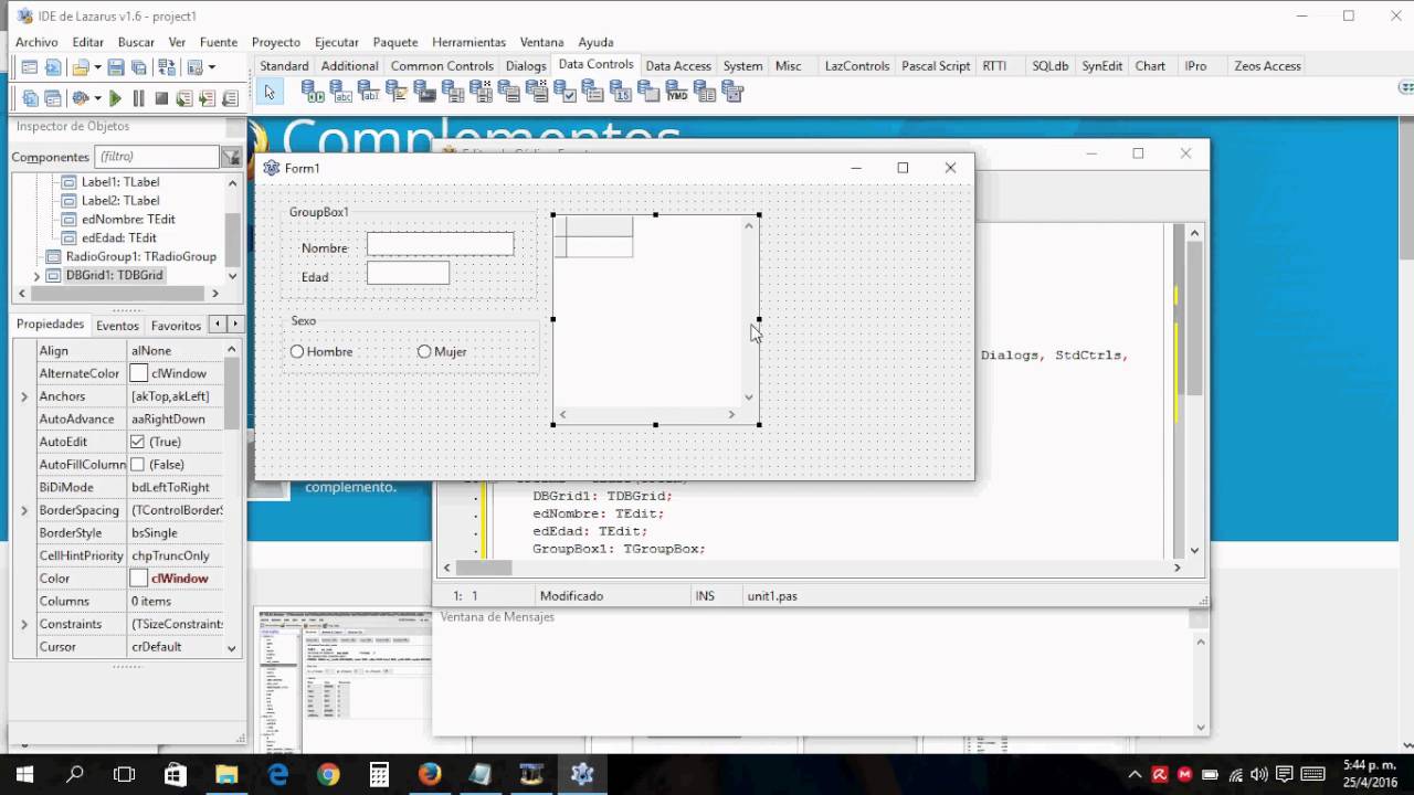 Conectar SQLite con Lazarus y ZEOS - YouTube