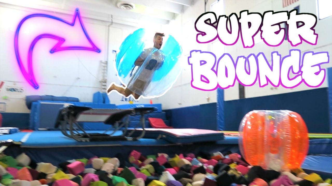 funny moments in soccer TRAMPOLINE PARK WITH A BUBBLE BALL!
