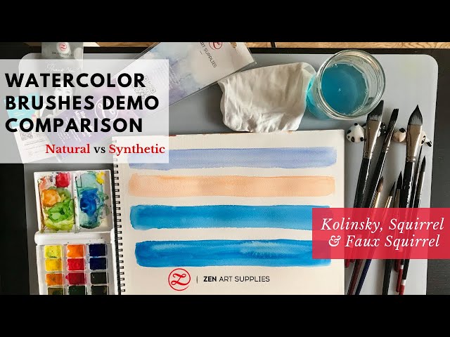 Dugato Watercolor Brushes - UNBOXING - Affordable Squirrel Hair