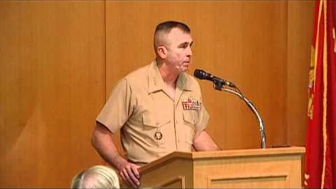 General John E. Wissler, USMC, speaks at the 2011 ...