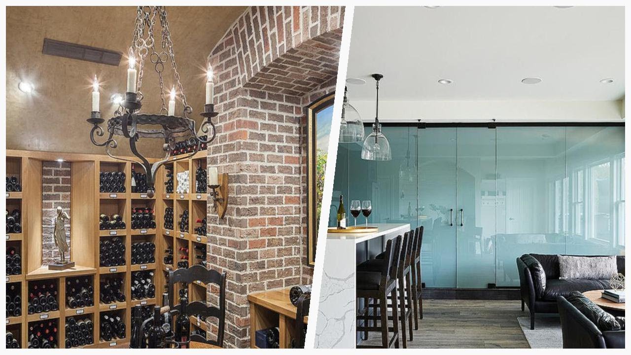 75 Gray Floor And Red Floor Wine Cellar Design 🎀 ...