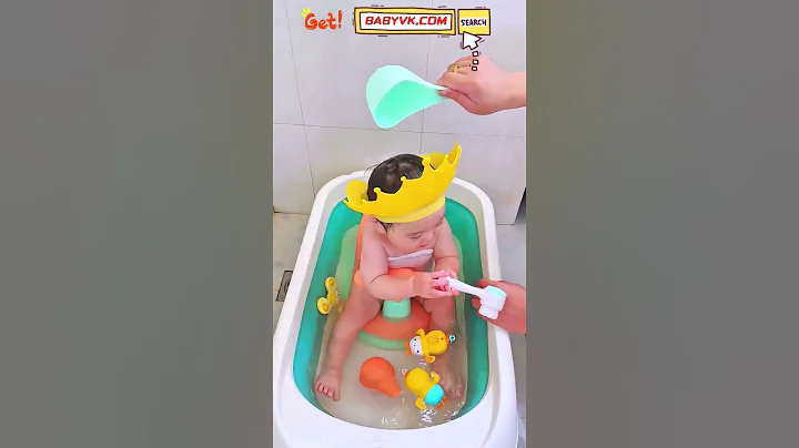 Tired of water getting in your baby’s ears and eyes during bath time? Try this Baby Shower Cap #Baby