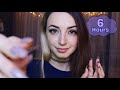 6 hours of face attention asmr for work or sleep  whispered