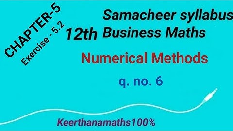 12th - Business Maths- Chapter-5 - Exercise 5.2 - q.no. 6