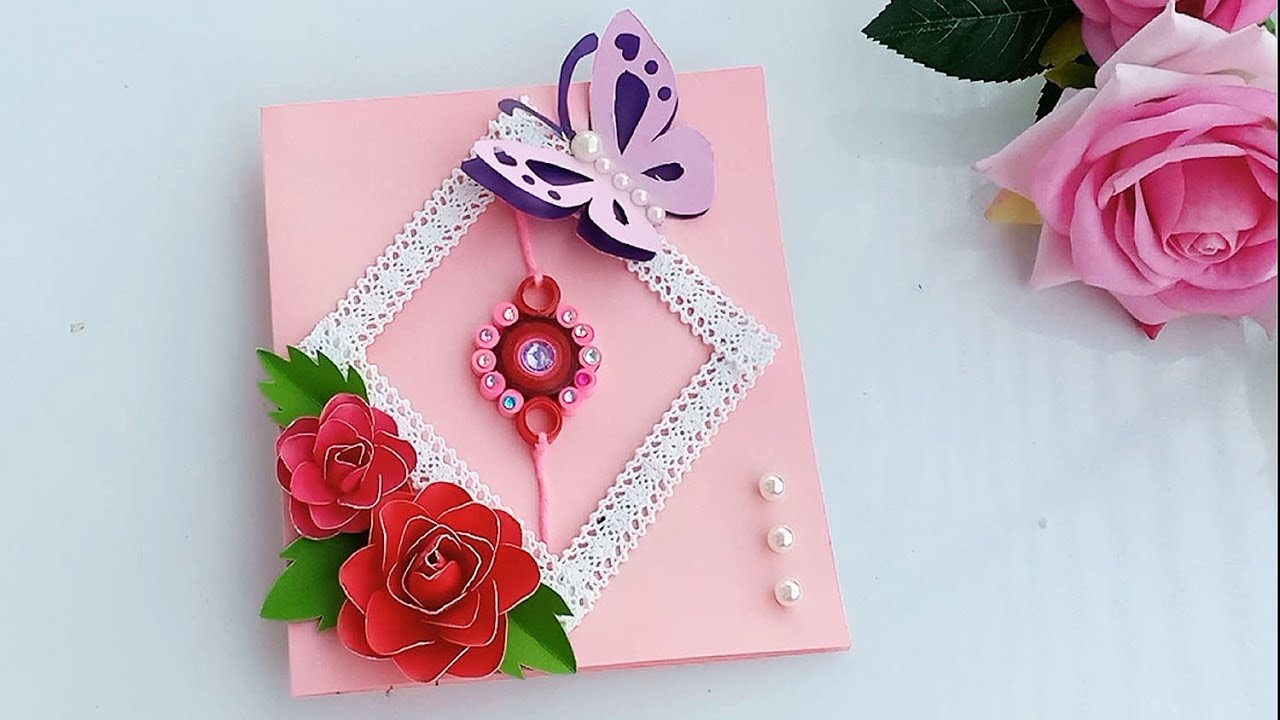 How to make Rakshabandhan Card at Home/Raksha Bandhan Card Idea - YouTube