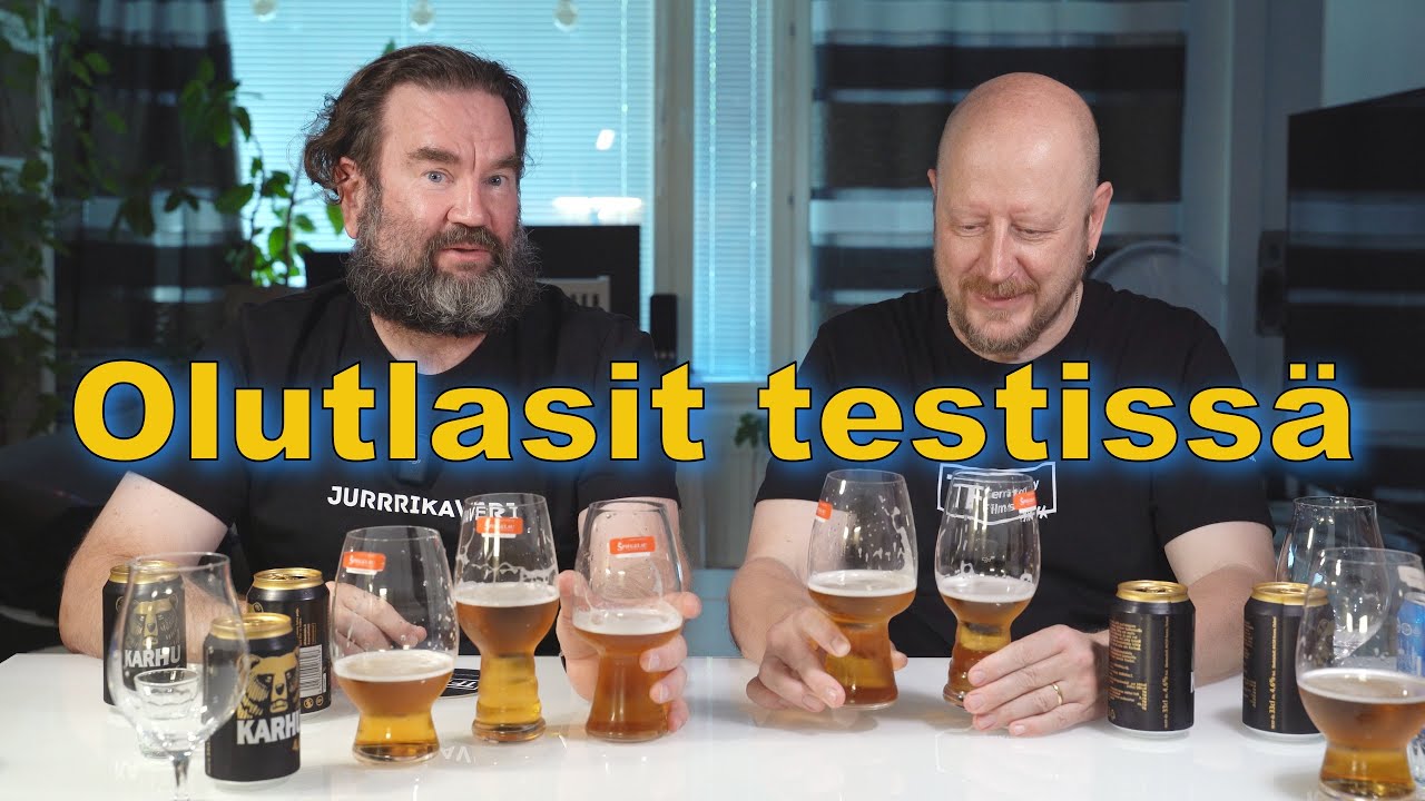 Olutlasit testissä