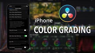 How To Color Grade ANY iPhone Footage EASILY Davinci Resolve 18