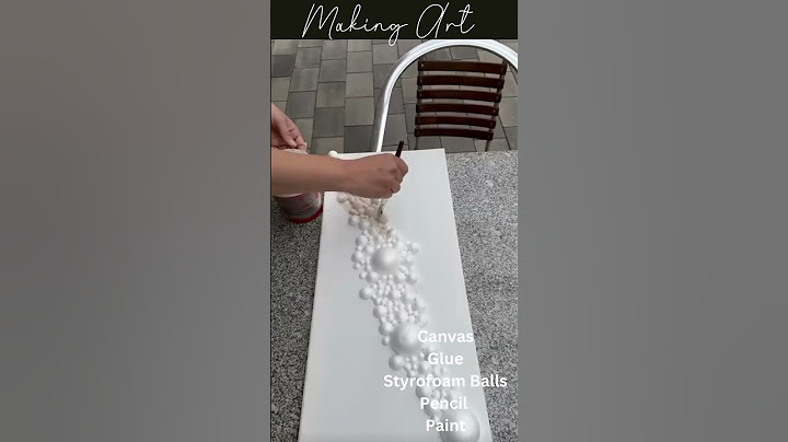 DIY Symphony of Shape  A Styrofoam Canvas Art Project"#DIY #homedecor