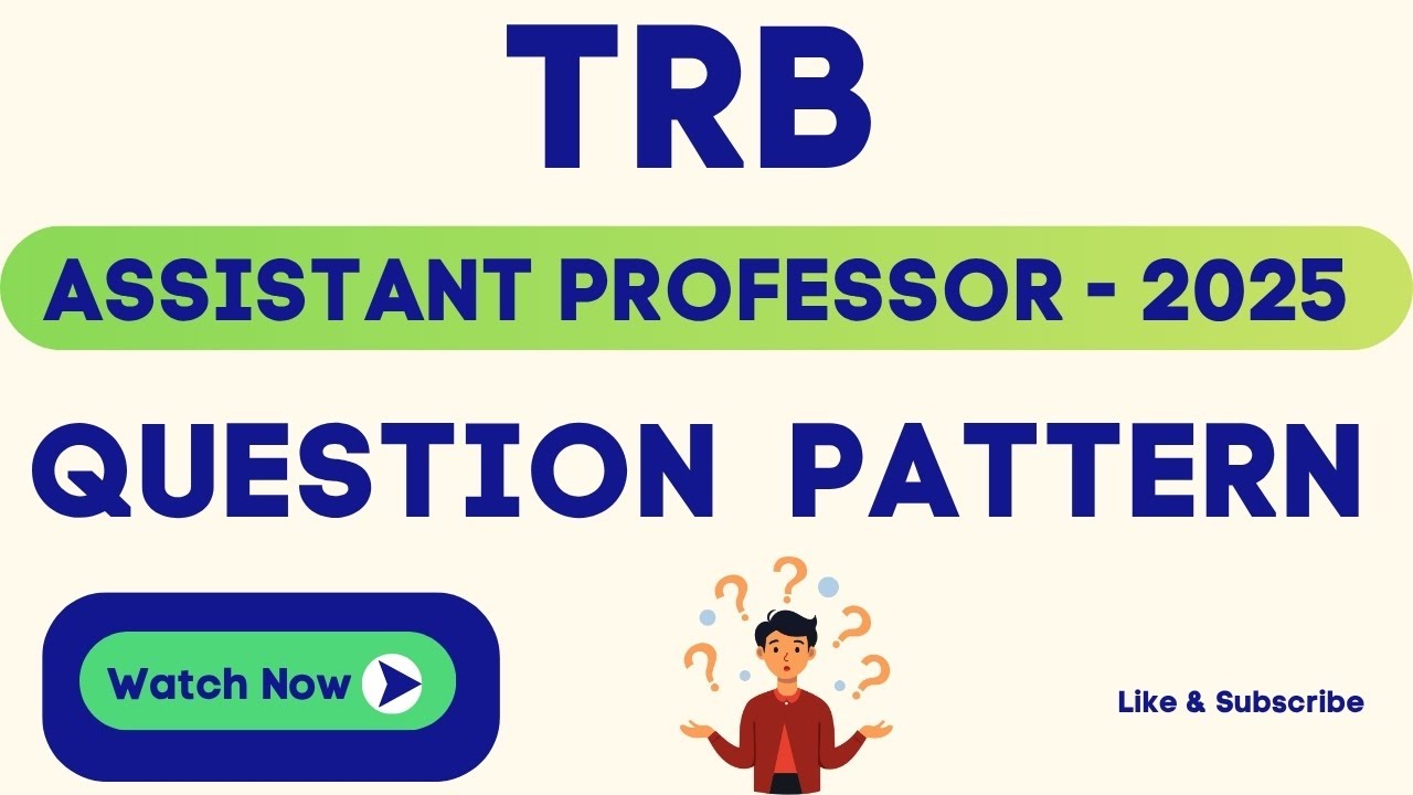 Drb Question Pattern TRB QUESTION PATTERN - YouTube