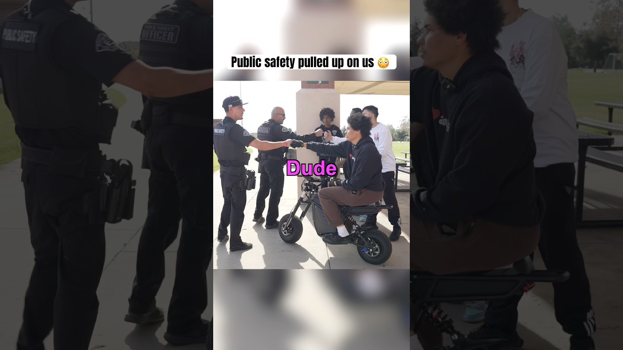 Public Safety Pulled Up On a Minibike Meet…