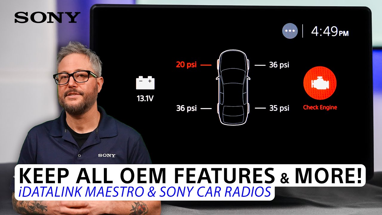 Keep All OEM Features & More: Sony Car Radios + iDatalink Maestro