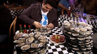 【デブ活】180個生ガキfight (ニューオーリンズ) [Full] Man vs. Food S1 | 大食いファイト in USA(期間限定公開)