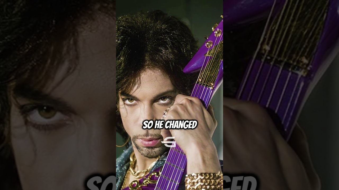 Why did Prince change his name to a symbol and write the world slave on his own face?