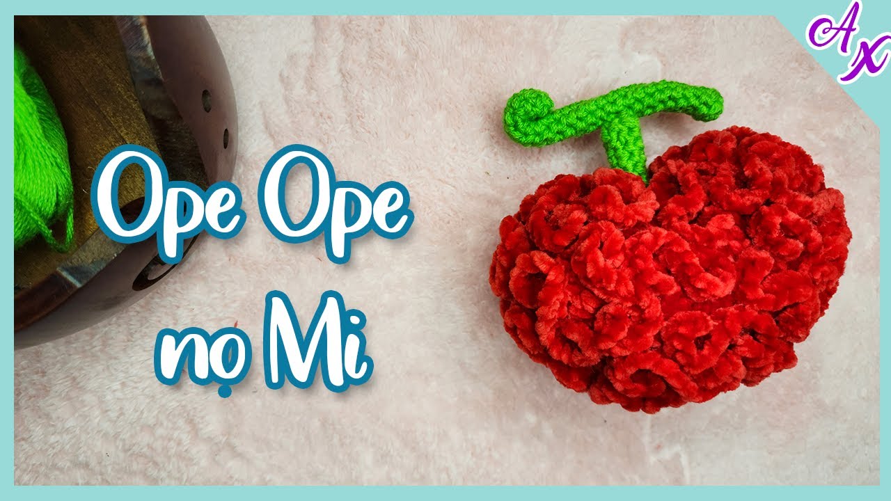 ❤️ Ope Ope no Mi (One piece) | Tutorial amigurumi paso a paso en español