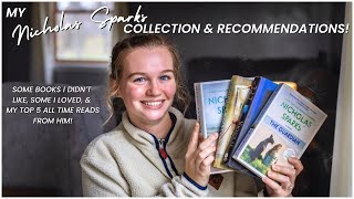My Nicholas Sparks Collection & Recommendations! | Bookmas Vlog 05