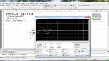 SAMPLE AND HOLD CIRCUIT DEMO